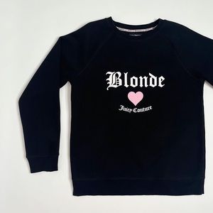Juicy Couture x Brunette the Label Blonde Crewneck Y2K